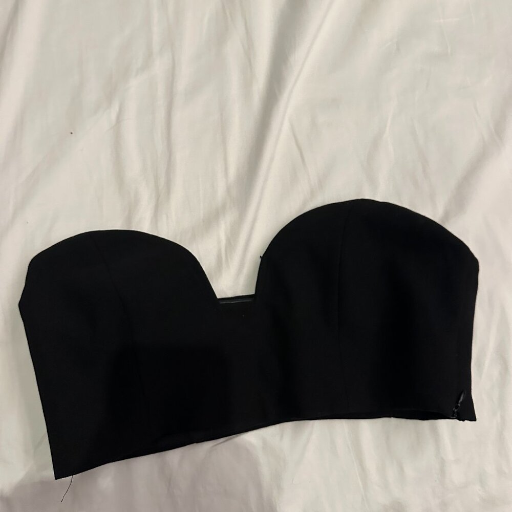black corset top